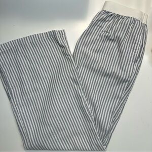 Sincerely Jules Striped Wide Leg Elastic Waist Pant XS